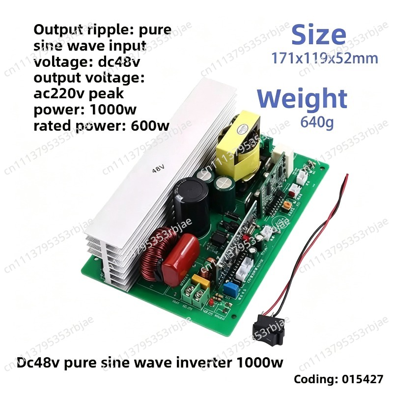 500W/1000W Pure Sine Wave Inve - Pure Sine Wave Inverter Board 24V 48V recension och pris