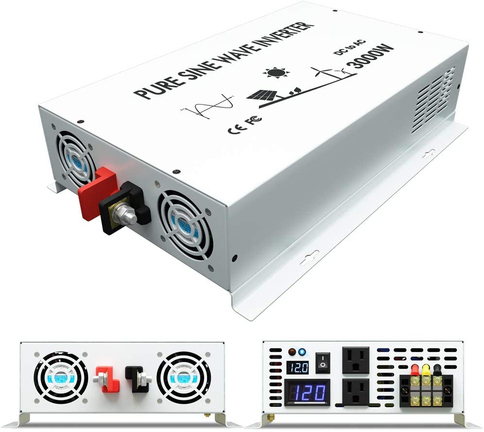 Pure Sine Wave Power Inverter  - Inverter Pure Sine Wave 60Hz 120V 3000W recension och pris