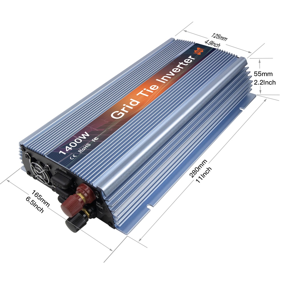 1400W Grid Tie Micro Solar Inv - Micro Inverter 1400W Solar Grid Tie recension och pris